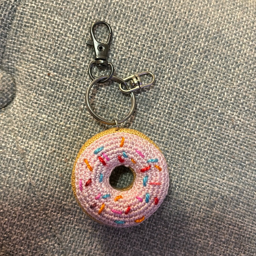 Donut Keychain